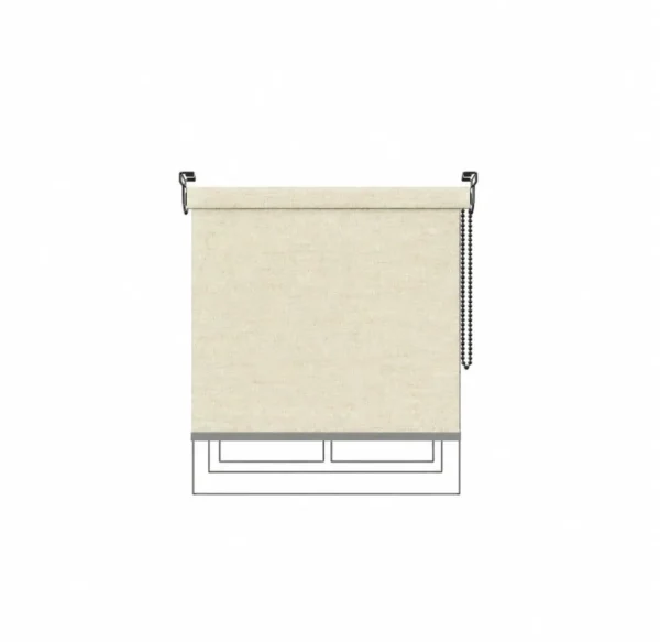 Persiana enrollable Imagine BO Beige Vertilux confeccionada a medida