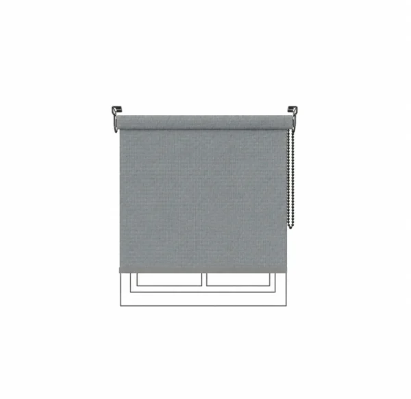Persiana enrollable New Pinpointe BO FR Stone Vertilux confeccionada a medida