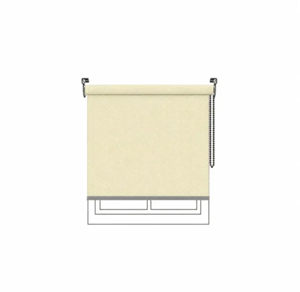 Persiana enrollable Premium Plus BO Bisque Vertilux confeccionada Persiana enrollable Premium Plus BO Bisque Vertilux confeccionada a medida