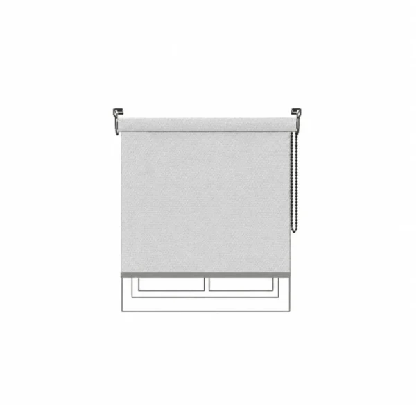 Persiana enrollable Premium Plus BO Light Grey Vertilux confeccionada a medida
