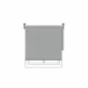 Persiana enrollable Premium Plus BO Stone Grey Vertilux confeccionada Persiana enrollable Premium Plus BO Stone Grey Vertilux confeccionada a medida