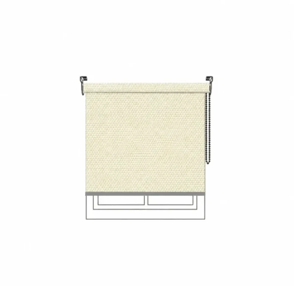 Persiana enrollable Singular BO 2800 Ivory Vertilux confeccionada a medida
