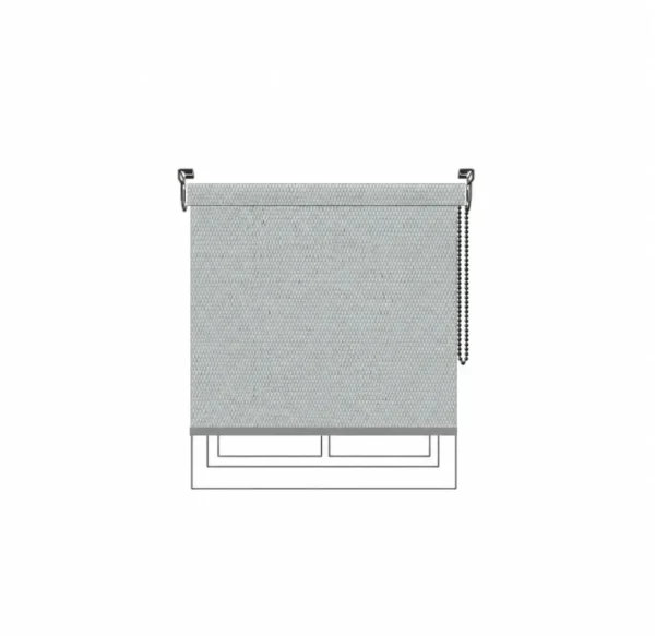 Persiana enrollable Singular BO 2800 Light Grey Vertilux confeccionada Persiana enrollable Singular BO 2800 Light Grey Vertilux confeccionada a medida