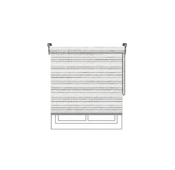 Persiana enrollable Xander Off White Vertilux confeccionada a medida