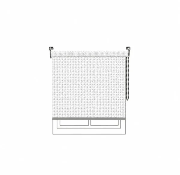 Persiana enrollable 4000-5% White Vertilux confeccionada a medida