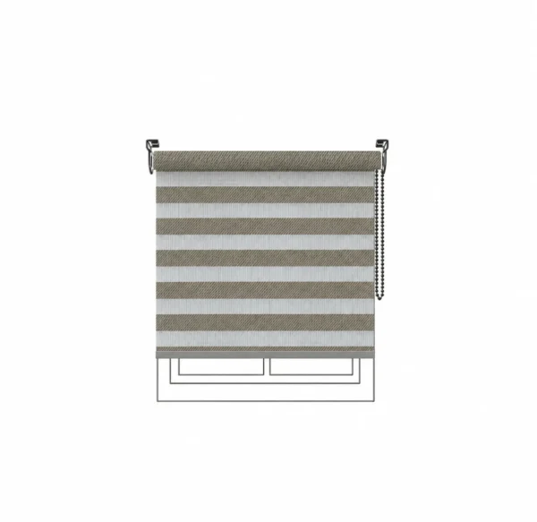 Persiana Sheer Abacus FR Linen Vertilux confeccionada a medida