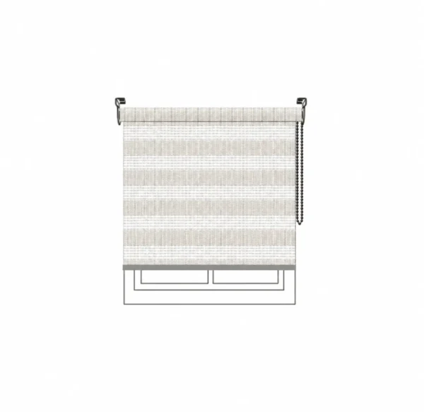 Persiana Sheer Advance Sheer FR Ivory Vertilux confeccionada a medida