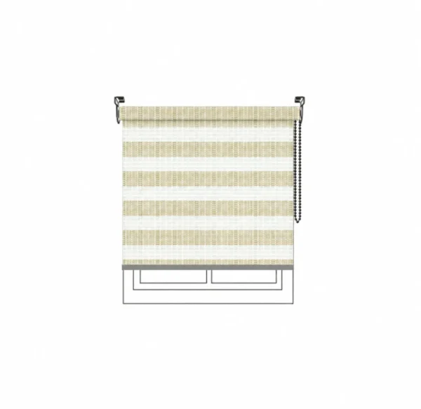 Persiana Sheer Advance Sheer FR Sandbar Vertilux confeccionada Persiana Sheer Advance Sheer FR Sandbar Vertilux confeccionada a medida