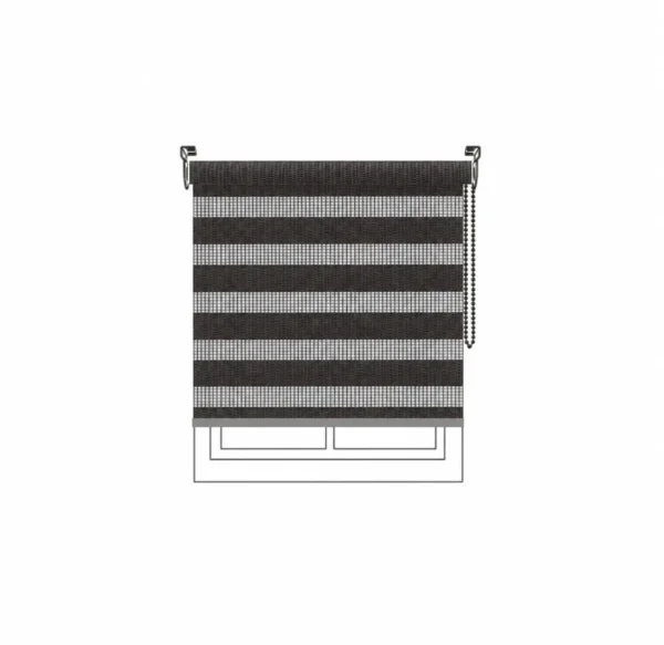 Persiana Sheer Advance Sheer FR Slate Vertilux confeccionada a medida