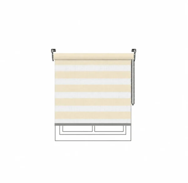 Persiana Sheer Contemporary Sheer FR Modern Beige Vertilux confeccionada a medida