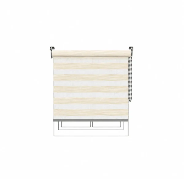 Persiana Sheer Contemporary Sheer FR Mushroom Vertilux confeccionada a medida