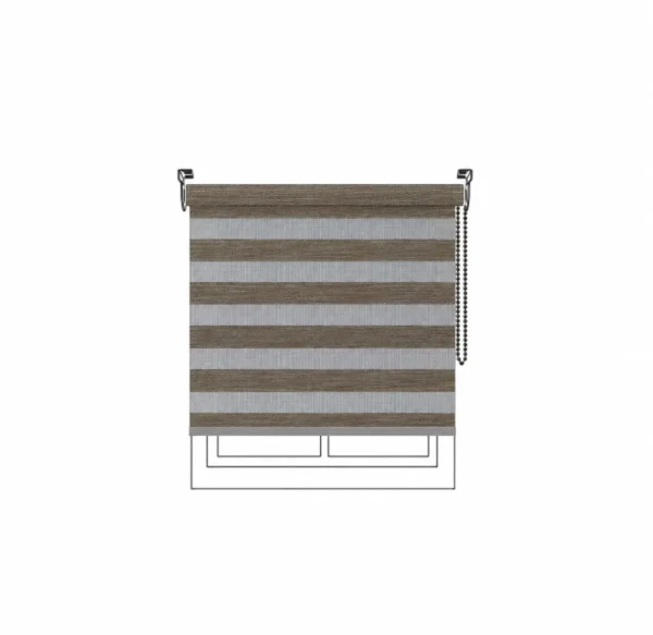 Persiana Sheer Dynasty Brown Vertilux confeccionada Persiana Sheer Dynasty Brown Vertilux confeccionada a medida