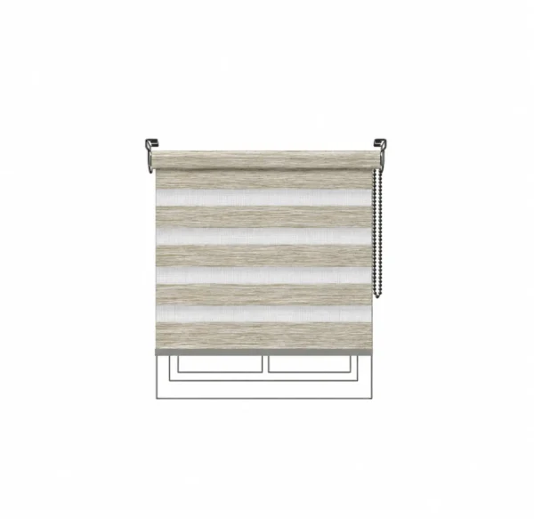 Persiana Dimout Eclipse Dim Out Beige Vertilux confeccionada a medida