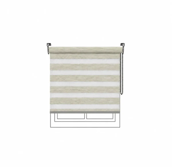 Persiana Dimout Eclipse Dim Out Ivory Vertilux confeccionada Persiana Dimout Eclipse Dim Out Ivory Vertilux confeccionada a medida