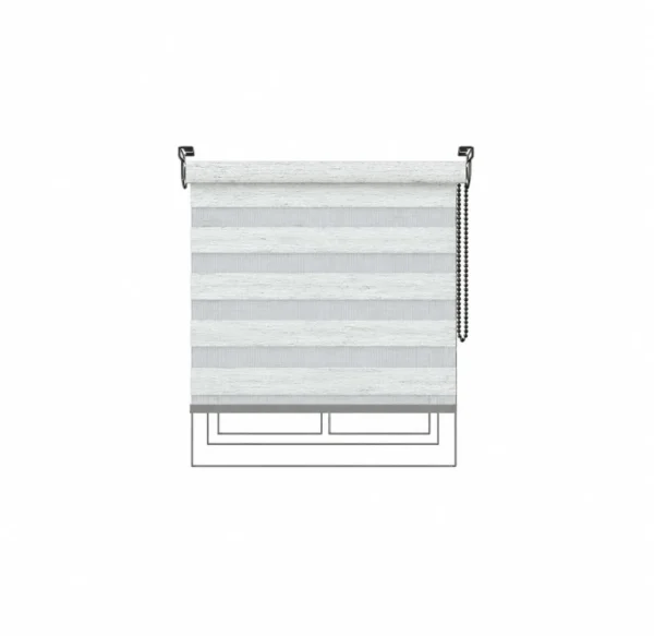 Persiana Dimout Eclipse Dim Out Off White Vertilux confeccionada Persiana Dimout Eclipse Dim Out Off White Vertilux confeccionada a medida