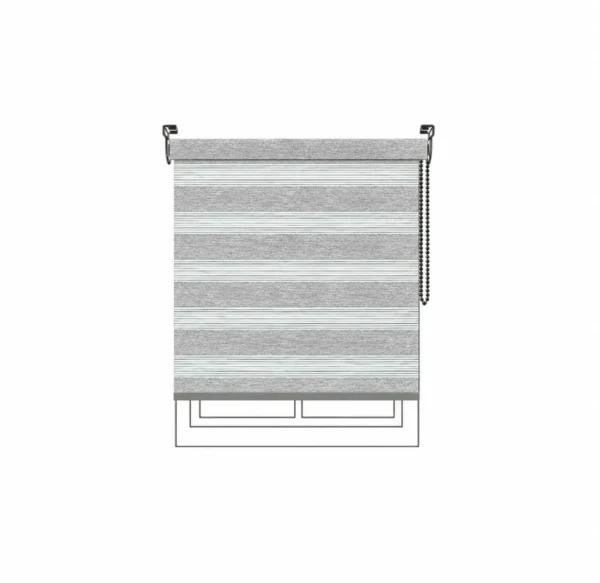Persiana Dimout Eclipse Dim Out Silver Vertilux confeccionada a medida