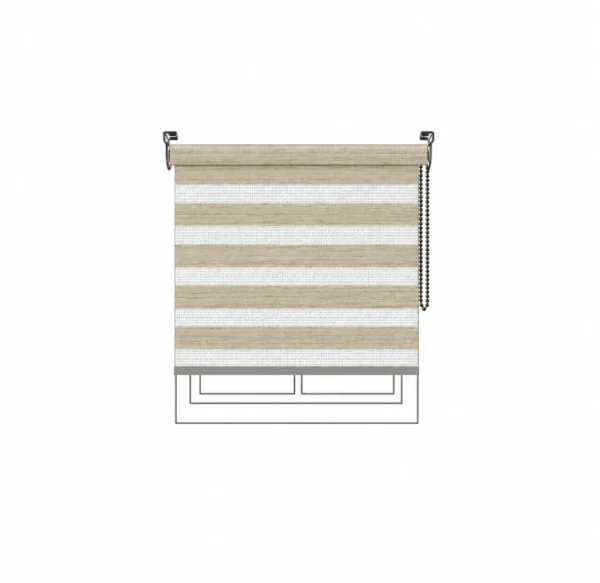 Persiana Sheer Horizon Beige Vertilux confeccionada Persiana Sheer Horizon Beige Vertilux confeccionada a medida
