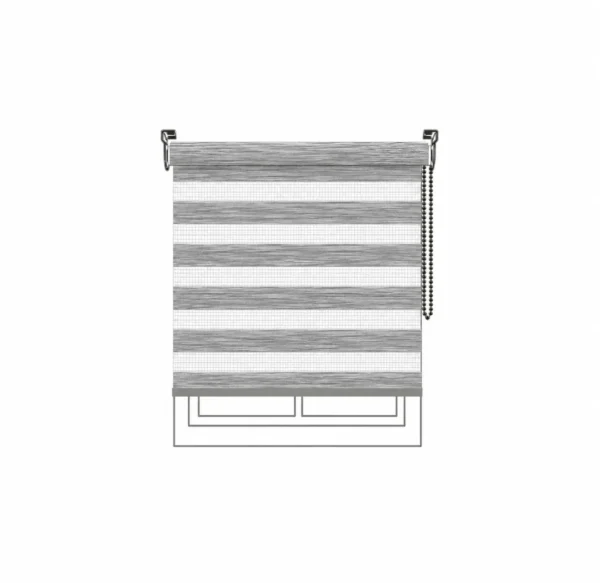 Persiana Sheer Luxury Dense Pearl Grey Vertilux confeccionada Persiana Sheer Luxury Dense Pearl Grey Vertilux confeccionada a medida