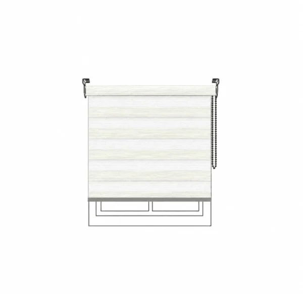 Persiana Sheer Luxury Dense White Vertilux confeccionada Persiana Sheer Luxury Dense White Vertilux confeccionada a medida