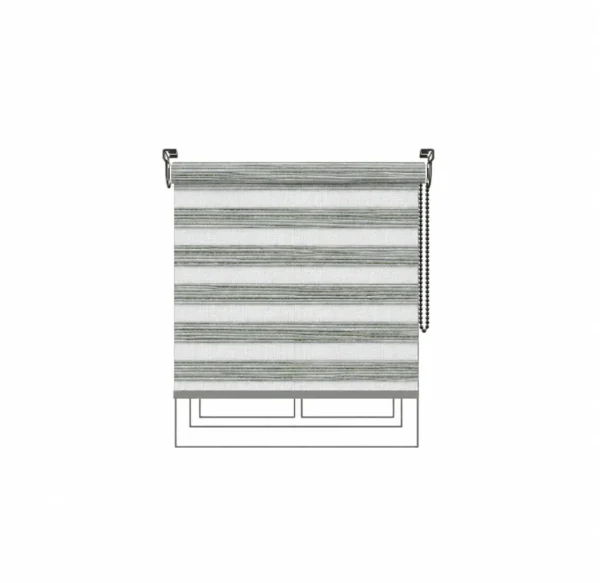 Persiana Sheer Madeira Cool Grey Vertilux confeccionada a medida