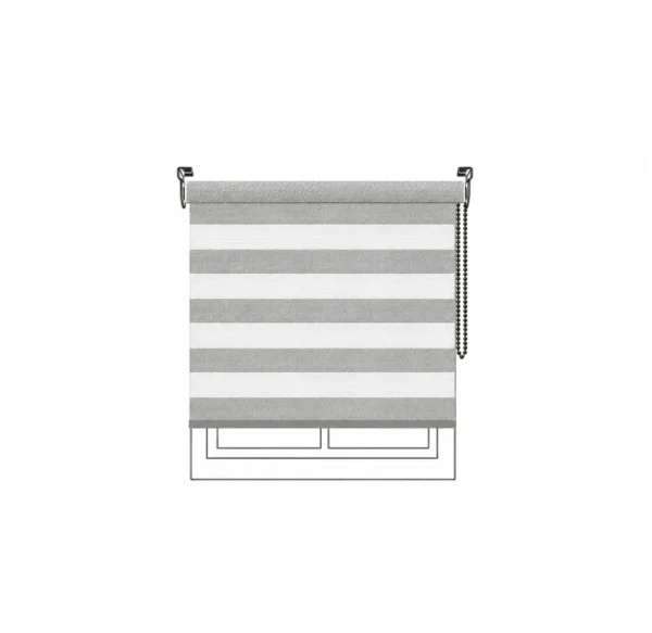 Persiana Dimout Premier Dim Out Dark Grey Vertilux confeccionada Persiana Dimout Premier Dim Out Dark Grey Vertilux confeccionada a medida