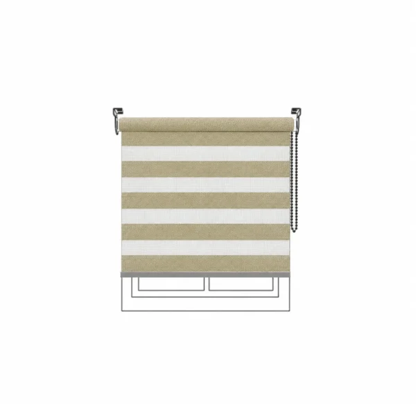 Persiana Dimout Premier Dim Out Sand Vertilux confeccionada Persiana Dimout Premier Dim Out Sand Vertilux confeccionada a medida