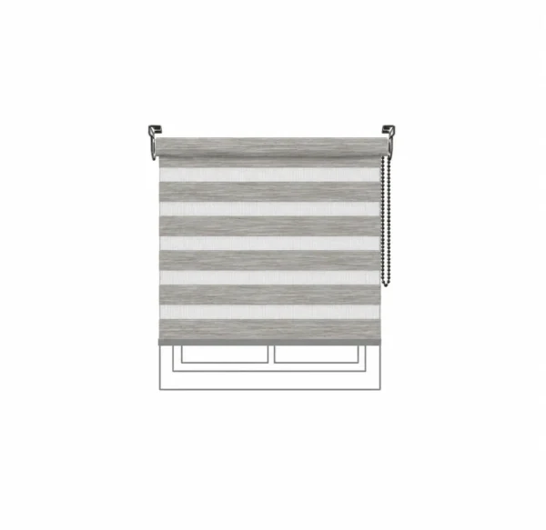 Persiana Sheer Serenade Grey Vertilux confeccionada Persiana Sheer Serenade Grey Vertilux confeccionada a medida