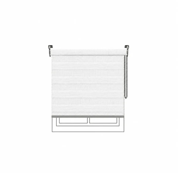 Persiana Sheer Sheer Vision FR White Vertilux confeccionada a medida