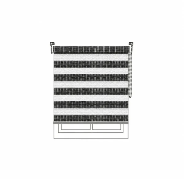 Persiana Sheer Sheer Vision FR White Ash Vertilux confeccionada Persiana Sheer Sheer Vision FR White Ash Vertilux confeccionada a medida