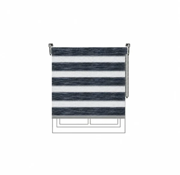 Persiana Dimout Solitude Dim Out Navy Vertilux confeccionada a medida