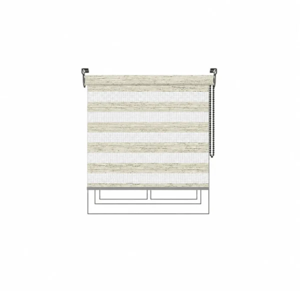 Persiana Sheer Splendor Ivory Vertilux confeccionada a medida