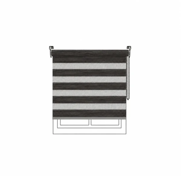 Persiana Dimout Sundown Dim Out Charcoal Vertilux confeccionada Persiana Dimout Sundown Dim Out Charcoal Vertilux confeccionada a medida