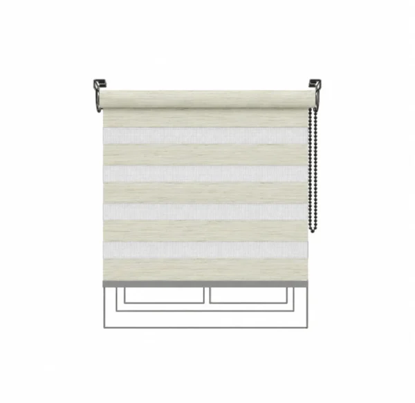Persiana Dimout Sundown Dim Out Ivory Vertilux confeccionada a medida