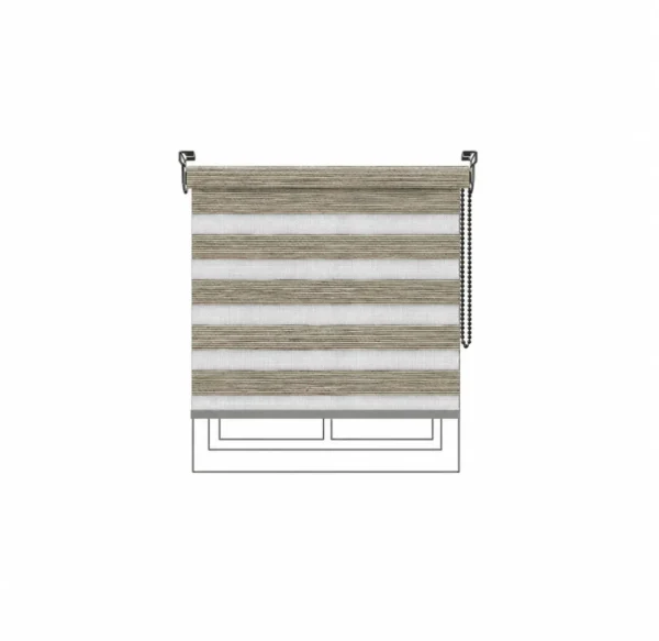 Persiana Dimout Sundown Dim Out Khaki Vertilux confeccionada a medida