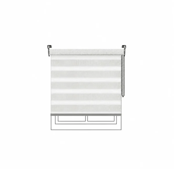 Persiana Sheer Velour Pearl Vertilux confeccionada a medida