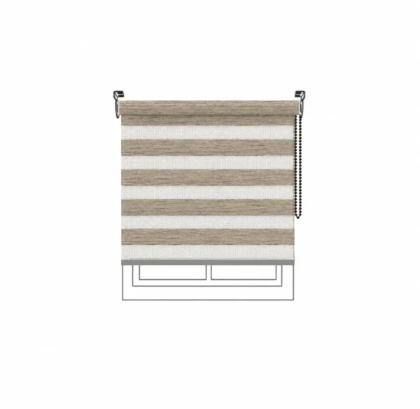 Persiana Dimout Victoria Dim Out Beige Vertilux confeccionada a medida
