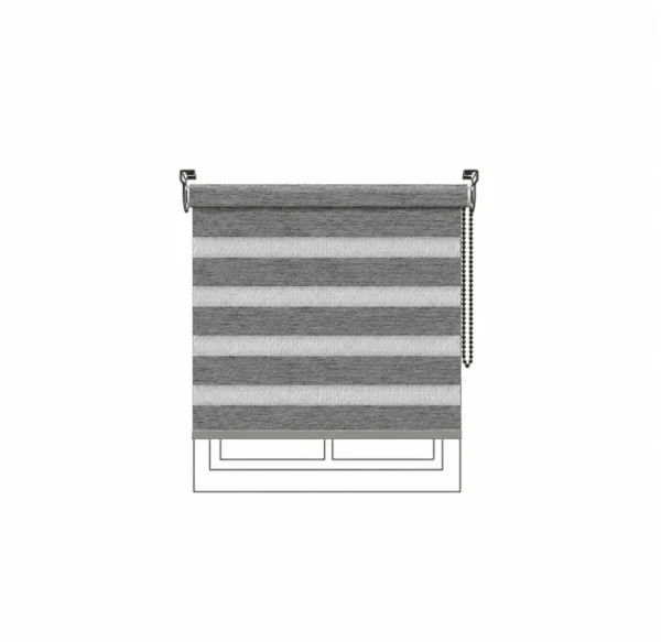 Persiana Dimout Victoria Dim Out Grey Vertilux confeccionada Persiana Dimout Victoria Dim Out Grey Vertilux confeccionada a medida